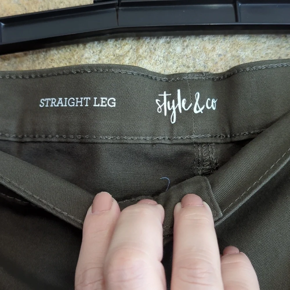 Style& Co. Straight leg Mid rise pants - Picture 4 of 12